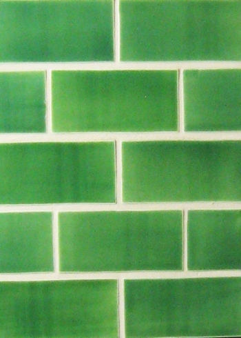 <h5>Field Tile</h5><p>3x6 field in Subway pattern in Meadow #310.</p>